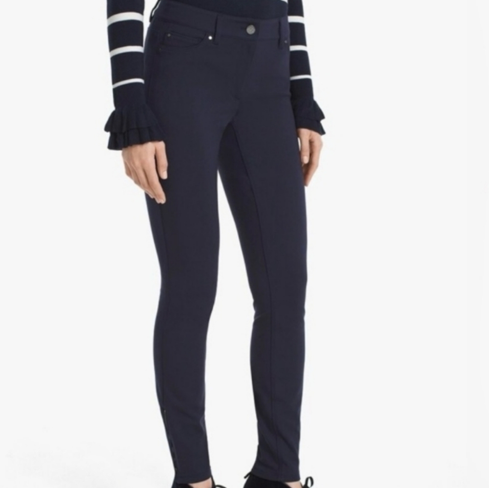 White House Black Market Slim Leg Pants -with pockets